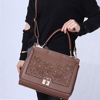 Faux Leather Hand Bag Set