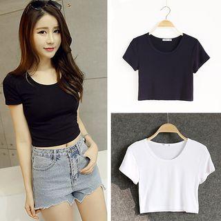 Short-sleeve Crop T-shirt