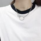 Hoop Sequined Choker