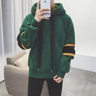 Color-block Hooded Oversize Sweatshirt