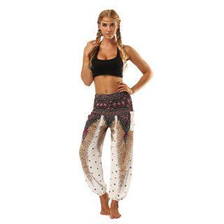 Low-rise Boho Print Sweatpants