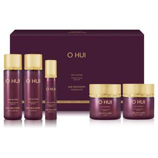 O Hui - Age Recovery Miniature Kit: Skin Toner 20ml + Emulsion 20ml + Essence 3ml + Cream 7ml + Eye Cream 5ml (promotional Items For Marketing)