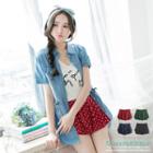 Two Layered Polka Dot Mini Culottes