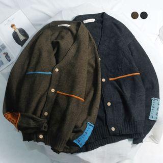 Couple Matching Color Lining Cardigan