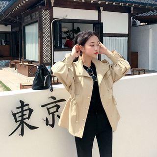 Snap-button Safari Jacket