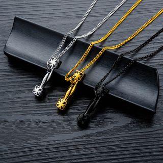 Dumbbell Pendent / Necklace / Set