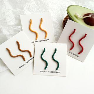 Geometric Wave Earring