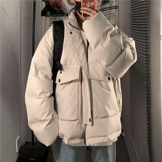 Oversize Stand-collar Padded Parka