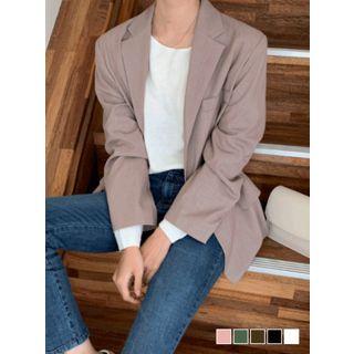 Round-neck Textured Sheer T-shirt