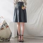 Hanbok Skirt (midi / Charcoal Gray)