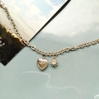 Alloy Heart Pendant Bracelet 1pc - Bracelet - One Size