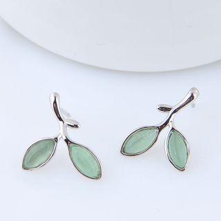 Jade Branches Earring Cyan - One Size