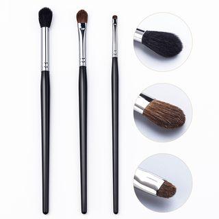 Set Of 3: Eye Shadow Brushes As Shown In Figure - One Size