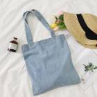 Denim Tote As Shown In Figure - One Size
