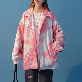 Tie Dye Oversized Corduroy Jacket