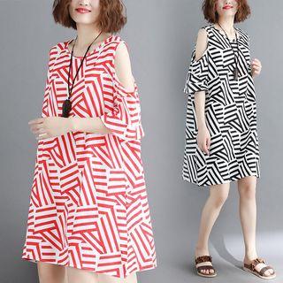 Off-shoulder Medium Dress
