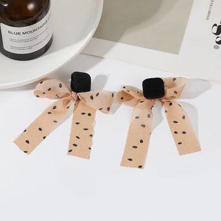 Bow Earrings  - As Shown In Figure