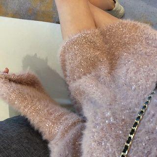 Furry Sweater Pink - One Size