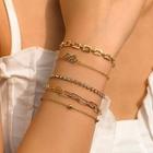 Set Of 5: Chain Bracelet