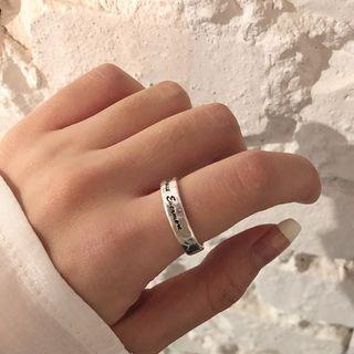 Lettering Metal Ring Lettering Metal Ring - One Size