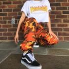 Camo Print Harem Jeans