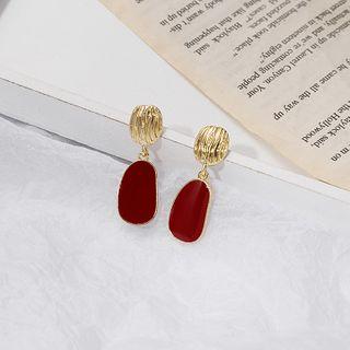 Geometric Drop Earring 1 Pair - E2635 - As Shown In Figure - One Size