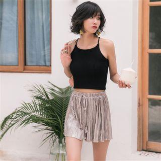 Plain Camisole / Drawstring Shorts
