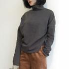 Long-sleeve High Neck T-shirt
