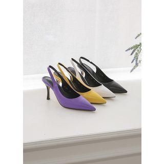 High-heel Sling-back Pumps