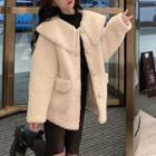 Fluffy Button-up Jacket