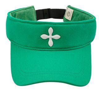 Cross Embroidered Visor Hat