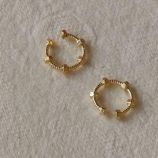 Alloy Cuff Earring 1699 - 1 Pair - Gold - One Size