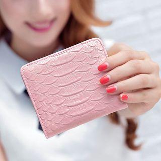 Snakeskin Wallet 5020 Short Light Gray - One Size