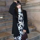 Long-sleeve Top / Sleeveless Tie Dye Dress / Blazer