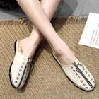Zip-up Mules