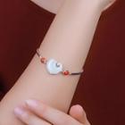 Chinese Style Bracelet White - One Size