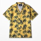 Short-sleeve Palm Tree Print Shirt