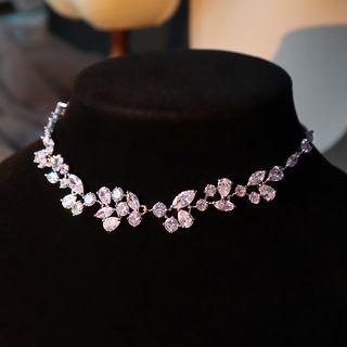 Wedding Rhinestone Branches Choker / Bracelet