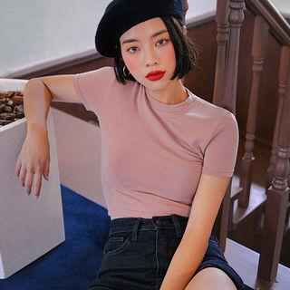 Adan Slim-fit Cropped T-shirt