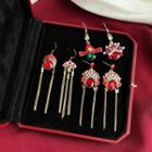 Chinese Opera Faux Pearl Faux Crystal Dangle / Fringed Earring (various Designs)