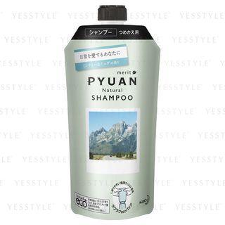 Kao - Merit Pyuan Natural Shampoo Refill 340ml Minty & Muguet