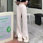 Slit Corduroy Pants