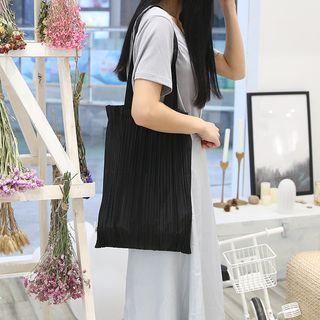 Plain Accordion Shopper Bag