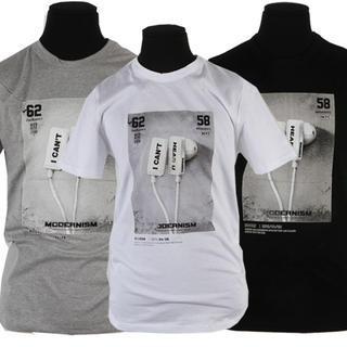 Printed Round-neck T-shirt