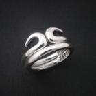 Set Of 2: Sterling Silver Rings