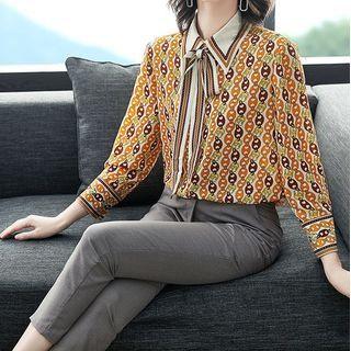 Chain Print Blouse