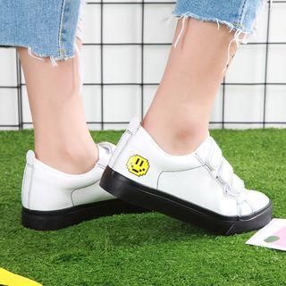 Smiley Face Velcro Sneakers