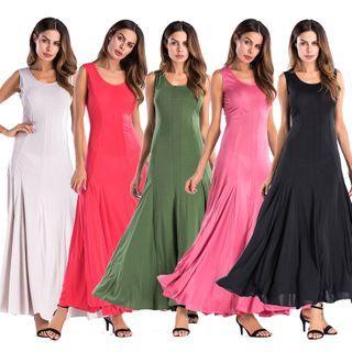 Maxi A-line Tank Dress