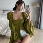 Long-sleeve Flowy Top