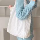 Shirred Fabric Shopper Bag